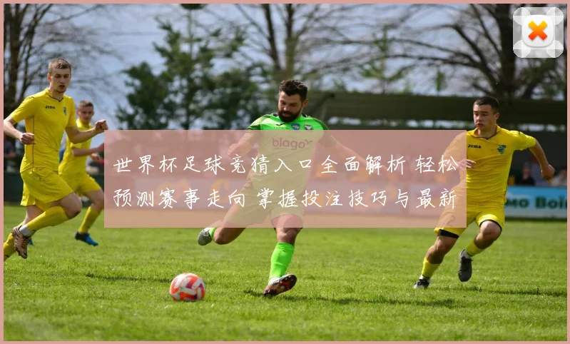 世界杯足球竞猜入口全面解析 轻松预测赛事走向 掌握投注技巧与最新信息